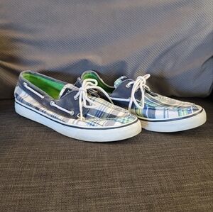 Sperry Plaid Boat Shoes